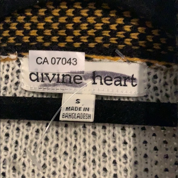 *BRAND NEW* Yellow, white & black cardigan - Picture 4 of 5